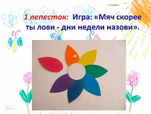 Конспект непосредственно образовательной деятельности (занятия) по ФЭМП в старшей группе, с использованием деятельностного метода «Цветик-семицветик»