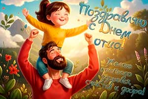 День отца: история большой любви в ладошках наших детей