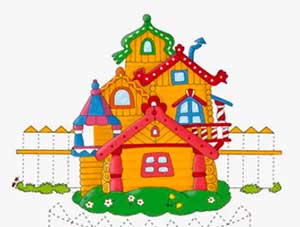 Конспект занятия по развитию мелкой моторики для детей 4-5 лет «Теремок»